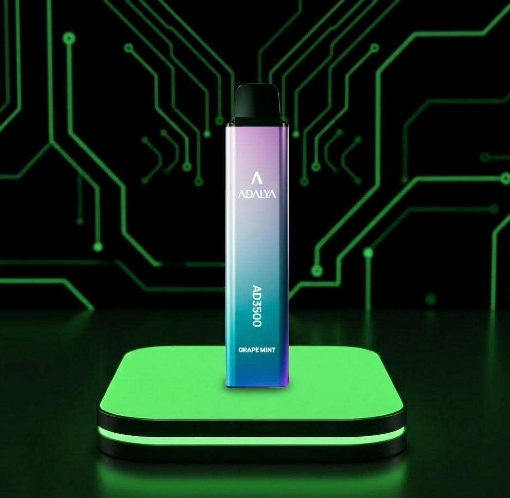 Adalya AD3500 Grape Mint - cigarrillos electrónicos con sabores vaper clásicos